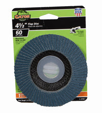 Flap Disc, 60 Grit, 4.5-In.