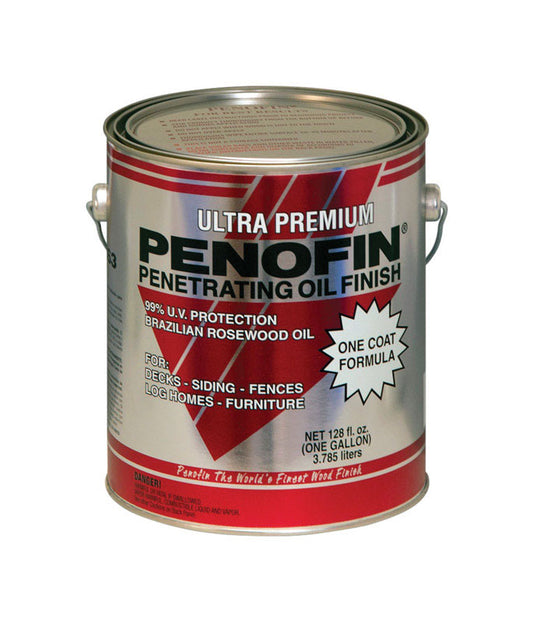 Penofin Ultra Premium Transparent Chestnut Oil-Based Penetrating Wood Stain 1 gal (Pack of 4)
