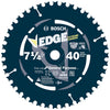 Bosch 7-1/4 in. D X 5/8 in. Carbide Circular Saw Blade 40 teeth 1 pk