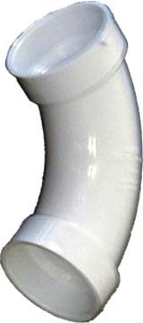 Genova Products 73620 2 Sch. 40 Pvc-Dwv 45º Sanitary Elbows