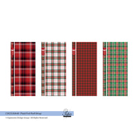 Paper Images Assorted Plaid Foil Gift Wrap (Pack of 36)