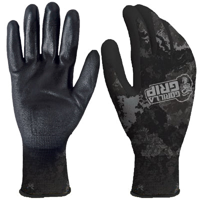 Guantes de trabajo, Tac-Black, revestimiento de polímero, talla XL para hombre
