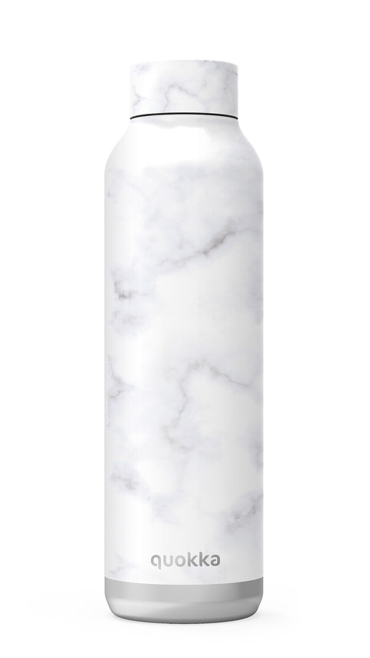 Quokka Stainless Steel Water Bottle Solid Marble 21oz (630 ml)