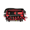 Milwaukee  PACKOUT  11 in. W x 17 in. H Ballistic Polyester  Tool Tote  31 pocket Black/Red  1 pc.
