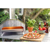 Ooni Pro 16 in. Charcoal/Wood Pellet Outdoor Pizza Oven Silver