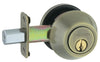 Schlage Antique Brass Metal Double Cylinder Deadbolt