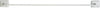 Decko White Towel Bar 24 in. L Metal