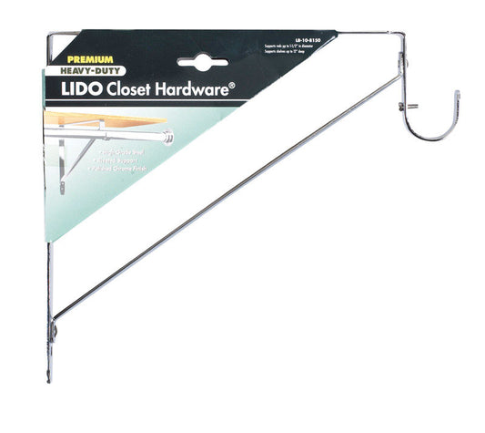 Lido 10-1/2 in. H X 1 in. W X 11 in. L Chrome Shelf Divider