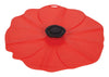 Charles Viancin 6 in. W Red Silicone Small Poppy Lid