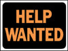 Hy-Ko English Help Wanted Sign Plastic 9 in. H x 12 in. W (Pack of 10)