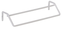 Grayline 40310 10 X 3-½ White Vinyl Coated Wire Double Towel Bar