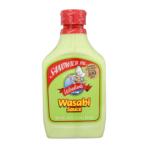 Salsa Woeber's - Wasabi - Caja de 6 - 16 fl oz