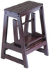 Winsome 21.46 in. H X 15.04 in. W X 18.48 in. D 200 lb. capacity 2 step Wood Step Stool