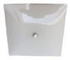 Bel Air Lighting Semi Flush 6.5 in. H X 12 in. W X 12 in. L White Ceiling Fixture