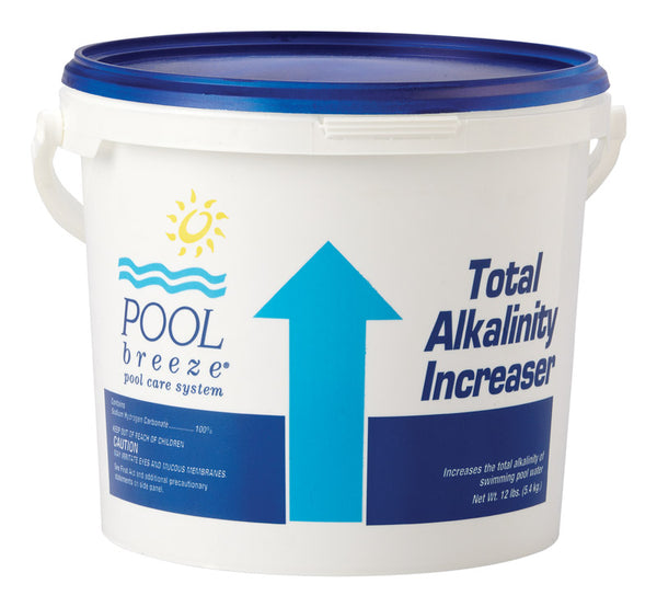 Sistema de cuidado de piscinas Pool Breeze, granulado para aumentar la alcalinidad, 12 lb (paquete de 4)