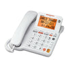 AT&T 1 Handle Digital Big Button Telephone White