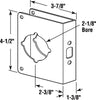 Prime-Line 4.5 in. H X 3.875 in. L Brushed Stainless Steel Stainless Steel Door Reinforcer