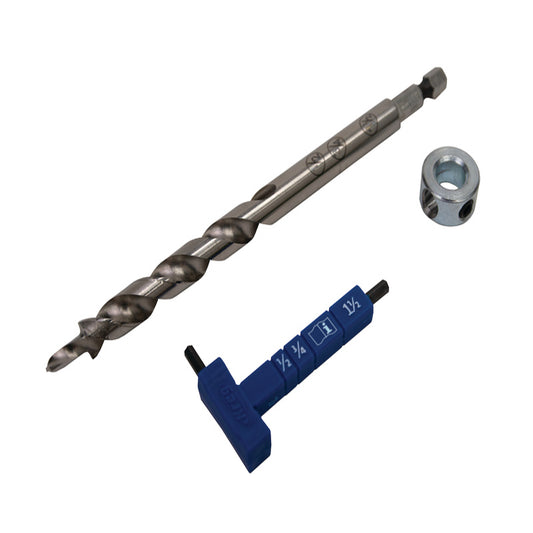 Kreg Polypropylene/Steel Easy-Set Drill Stop Set 3 pc.