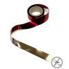 Bird-B-Gone Iridescent Red and Silver Mylar Film Flash Tape Bird Deterrent 1 W x 50 L ft.