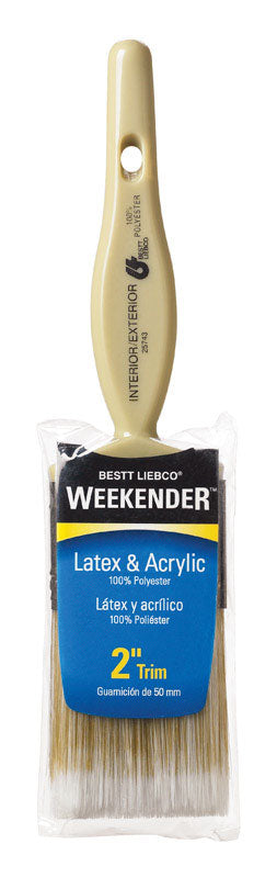 Bestt Liebco Weekender 2 in. W Flat Trim Paint Brush