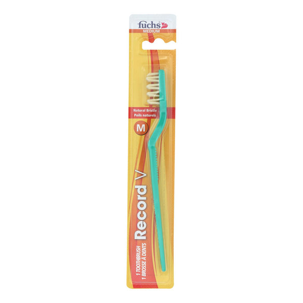 Fuchs Natural Bristle Toothbrush  - Case of 12 - CT (Pack of 12)