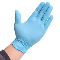 Synguard  Nitrile  Disposable Gloves  Medium  Blue  Powder Free  100
