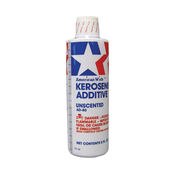 Aditivo para queroseno American Wick sin aroma, 8 oz. - Trata 80 gal.