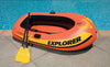 Intex  Orange  Vinyl  Inflatable Boat