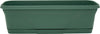 Dynamic Design WB2412FE 24" Fern Rolled Rim Window Boxes With Attached Trays (Pack of 12)
