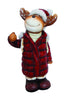 CTM 20.47 in. Snowman Statue w/ Fabric Hat Yard Dr