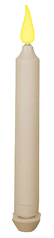 Xodus Innovations Ivory None Scent Taper Holiday Candles 9 in. H (Pack of 6)