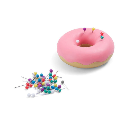 Fred Desk Donut Pushpins and Holder Rubber 50 pc