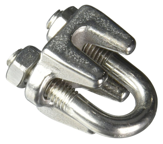 Campbell T7633004 1/4" Stainless Steel Wire Rope Clip