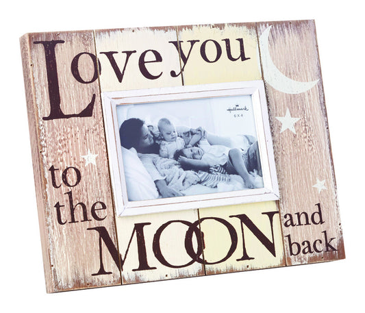 Hallmark Love You To The Moon And Back Frame Wood 1 pk (Pack of 2)