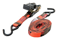 Keeper  1-1/4 in. W x 16 ft. L Multicolored  Tie Down Strap  600 lb. 1 pk