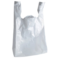 Novolex 12 in. H x 7 in. W x 20 in. L Plastic Plain T-Shirt Bag 1 pk