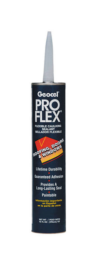 Geocel Pro Flex Cedar Tripolymer Window and Door Caulk Sealant 10 oz (Pack of 12).
