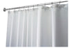 InterDesign 22780 72" X 72" White Carlton Shower Curtain