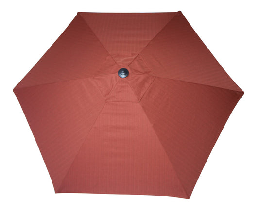 Living Accents  9 ft. Tiltable Red  Patio  Umbrella