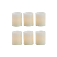 Matchless  Darice  Ivory  Unscented Scent Votive  Flameless Flickering Candle  2.5 in. H x 2 in. Dia. (Pack of 4)