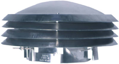 Versa Cap Chimney Cap, Aluminum, Adjusts 4-7/8 To 7-In.