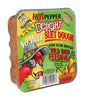 C&S Products Hot Pepper Delight Assorted Species Wild Bird Food Beef Suet 11.75 oz. (Pack of 12)