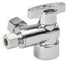 BK Products ProLine 1/2 in. FIP X 3/8 in. Compression Brass Angle Stop Valve