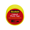 Scotch Yellow 125 in. L x 1-1/2 in. W Plastic Tape (Pack of 6)