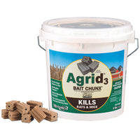 OMRI Rodenticide Bait Chunks, 4-Lbs. of 1-oz. Chunks
