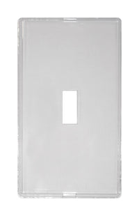 Amerelle  Paper-It  Clear  1 gang Plastic  Toggle  Wall Plate  1 pk