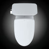 TOTO® Drake® WASHLET®+ Two-Piece Elongated 1.28 GPF Universal Height TORNADO FLUSH® Toilet with S550e Bidet Seat, Cotton White - MW7763056CEFG#01