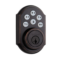 910TRL ZW500 L03 SMT CP Z-Wave Traditional Deadbolt  - Lifetime Brass