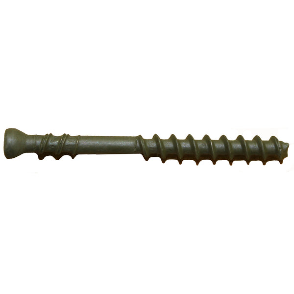 Tornillos para cubierta con revestimiento Protech y cabeza recortada en estrella, de camuflaje n.º 7 x 1-7/8 pulg., paquete de 1750