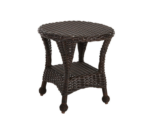 Northcape  San Benito  Round  Brown  End Table